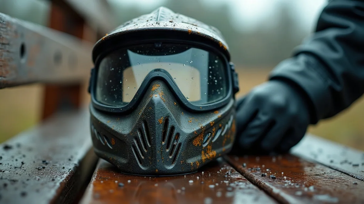 Maska paintballowa bez parowania szybki